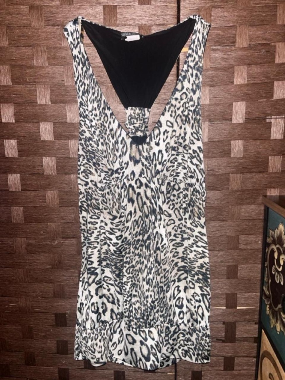 Y2k leopard print tank top ! ꨄ